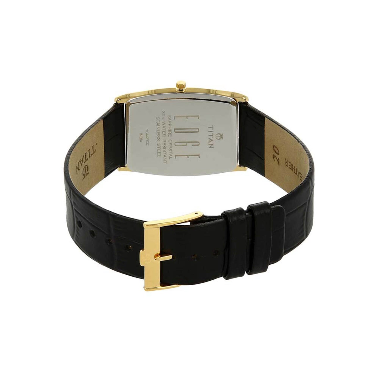 ساعة تيتان إيدج بعقارب للرجال 1044YL04