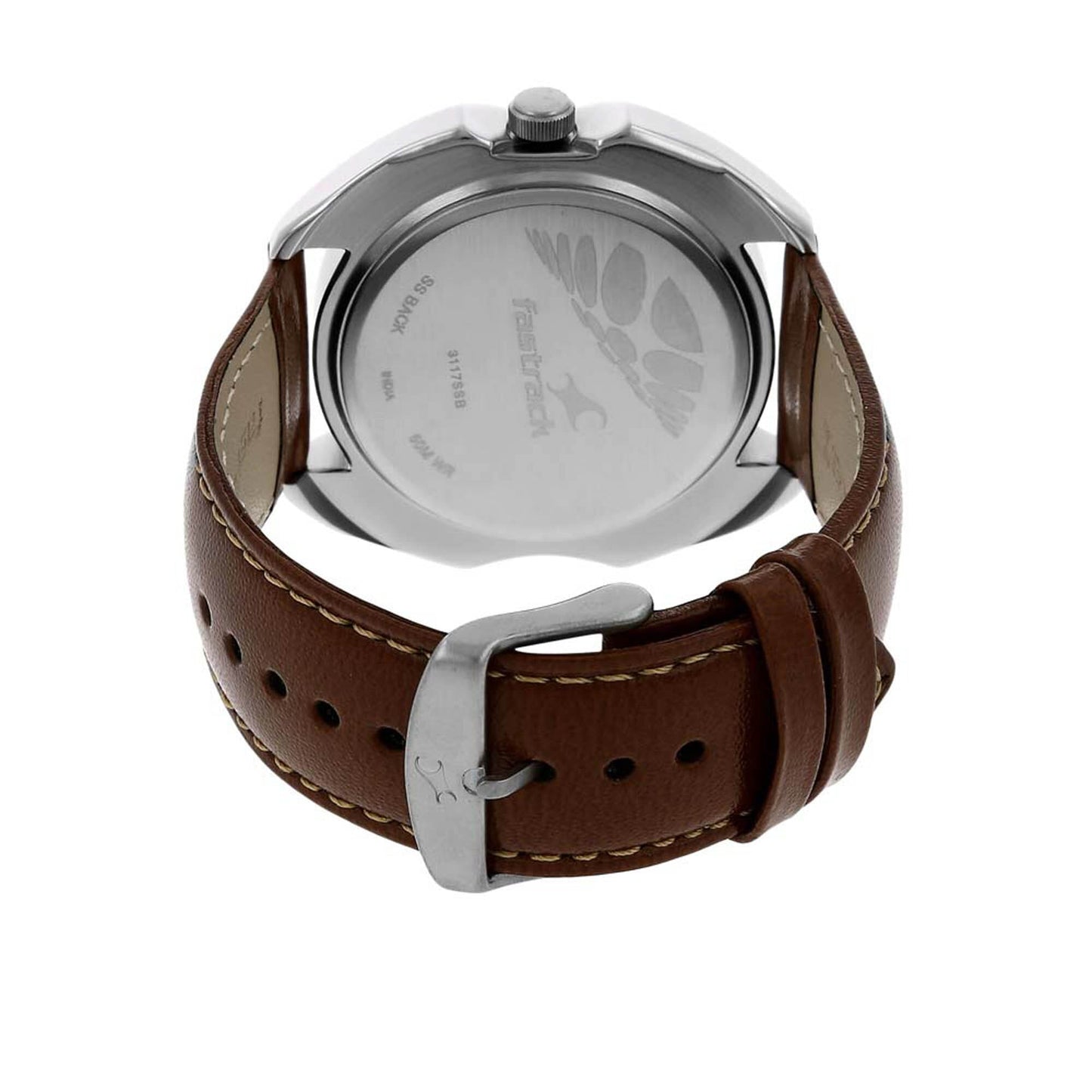 Fastrack Casual Analog Silver Dial ساعة يد للرجال - NM3117SL01 / NL3117SL01 / NP3117SL01، حزام