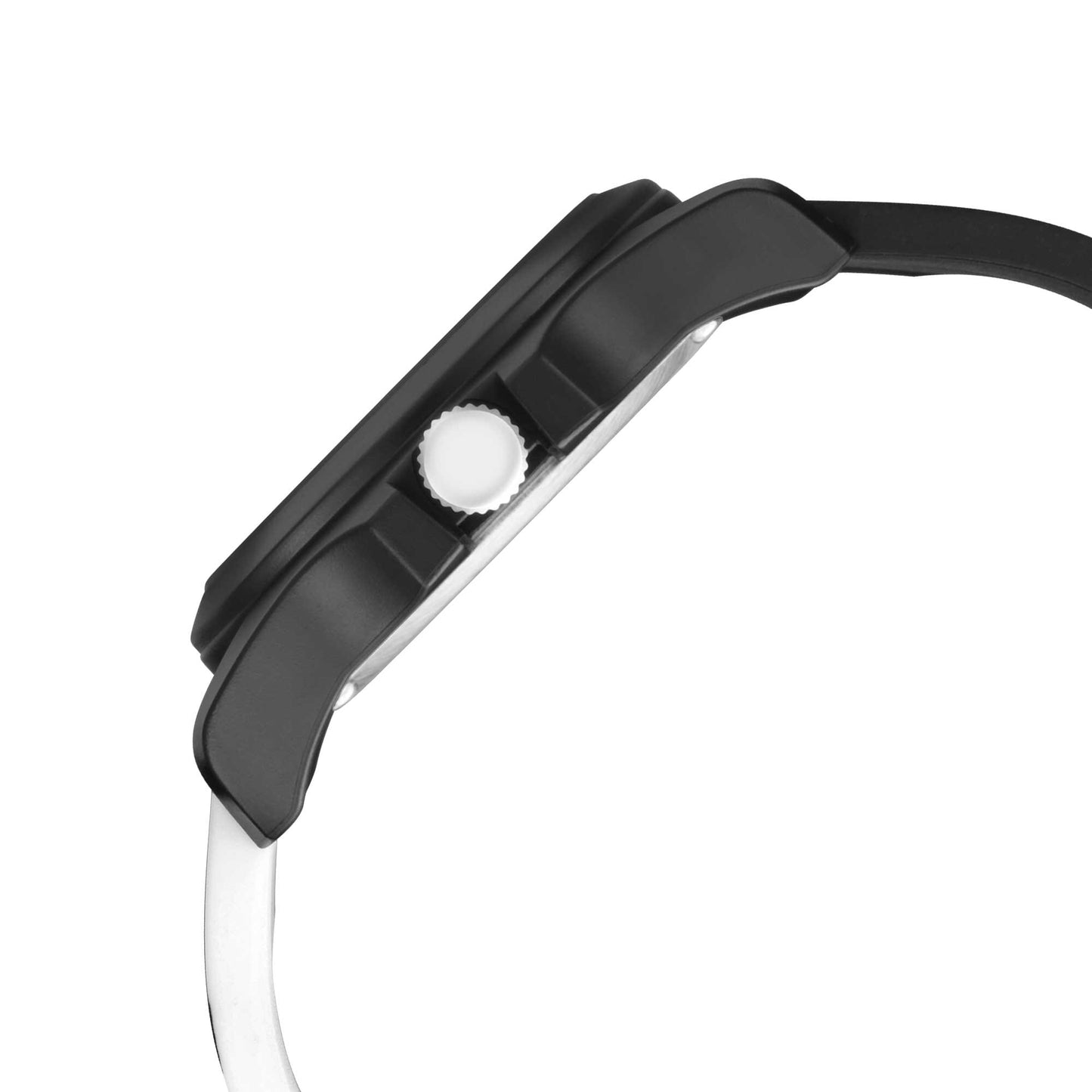 Hashtag - White Dial Silicone Strap Watch