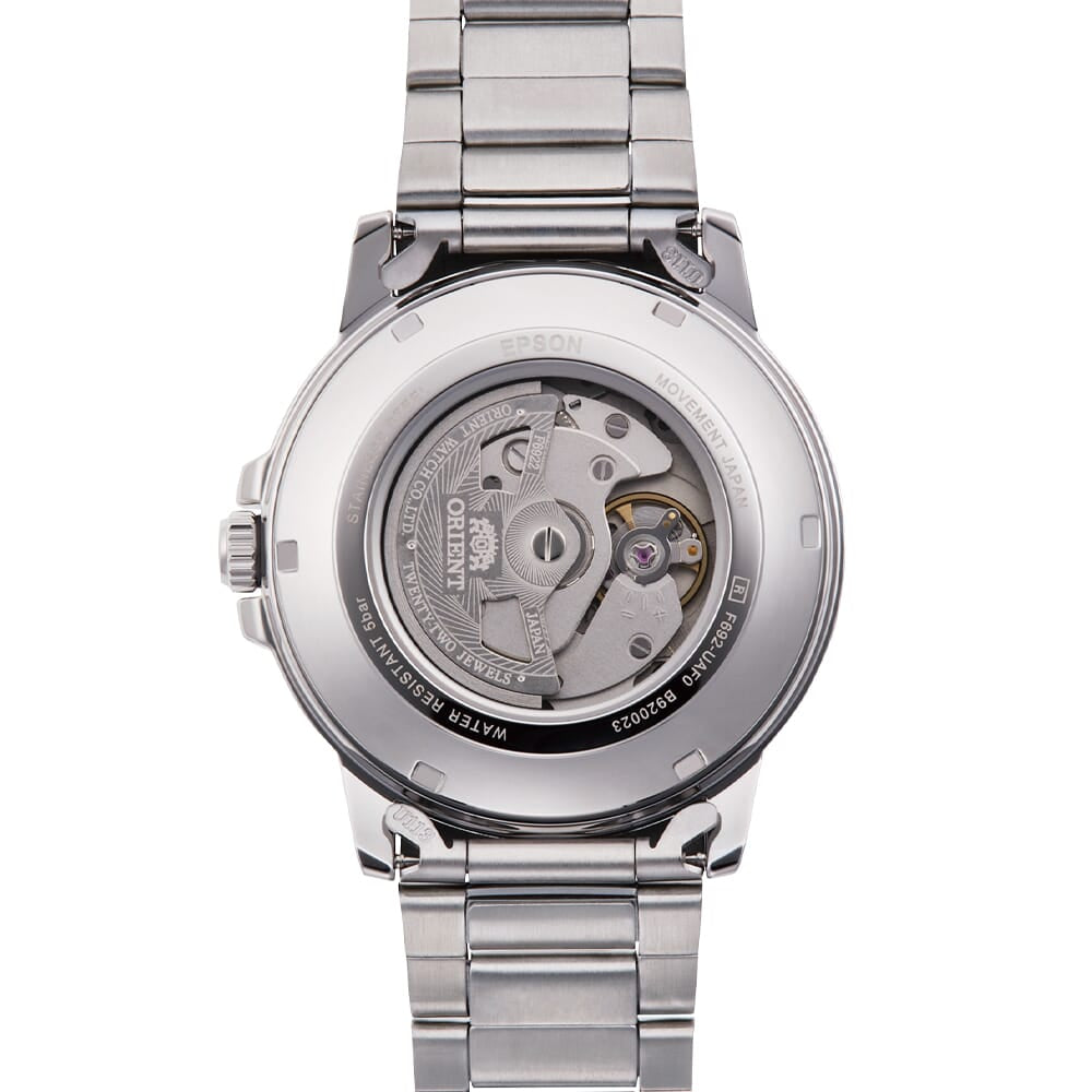 ORIENT: Mechanical Contemporary Watch, Metal Strap - 41.9mm (RA-AA0C01B)