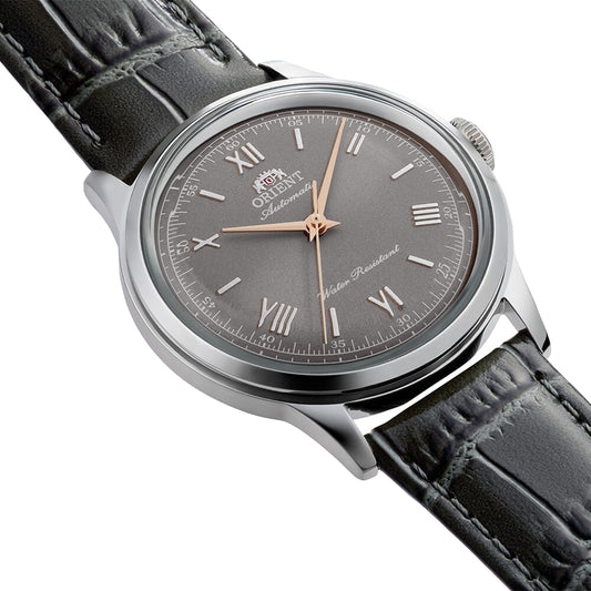 Orient Bambino Grey Dial Leather Strap Automatic Limited Edition gents watch RA-BB0006N