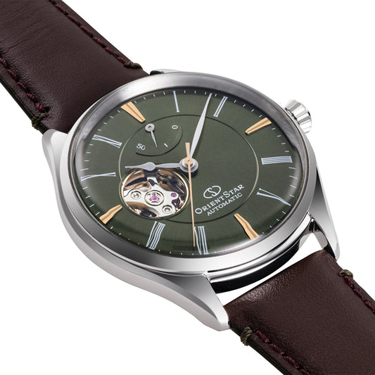 ORIENT STAR Mechanical Classic Leather Strap Watch for men RE-AT0202E00B