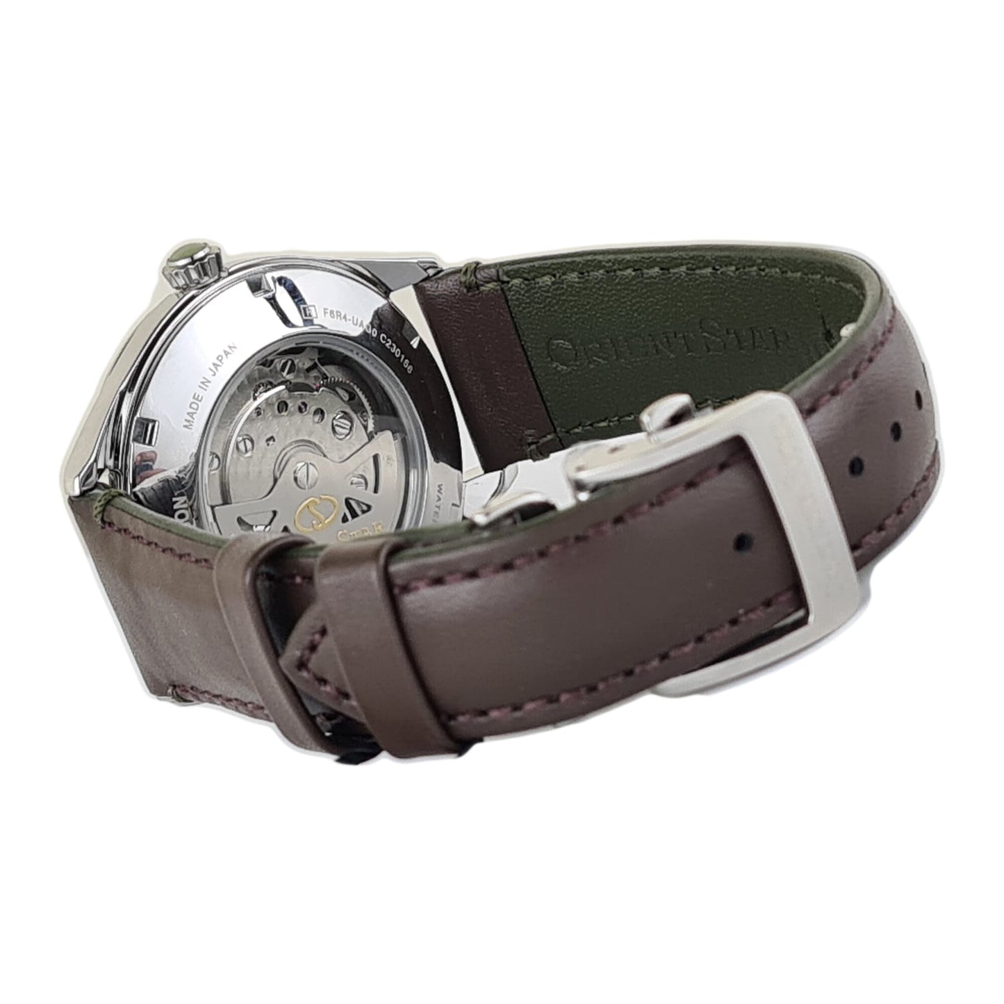 ORIENT STAR Mechanical Classic Leather Strap Watch for men RE-AT0202E00B