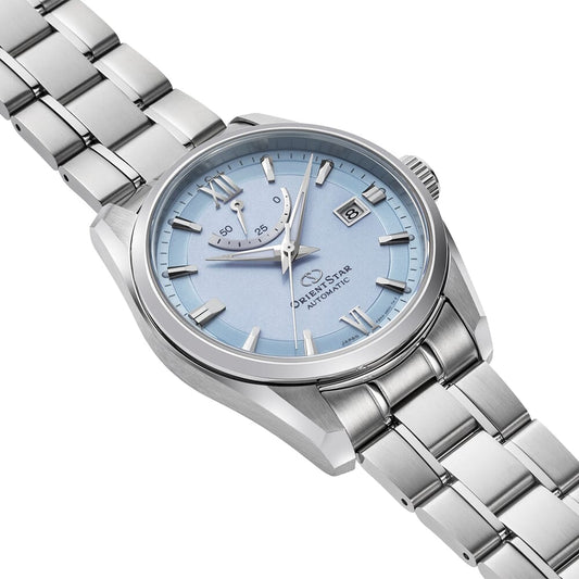 Orient star Contemporary Date Stainless Steel Watch for Men's RE-AU0109L