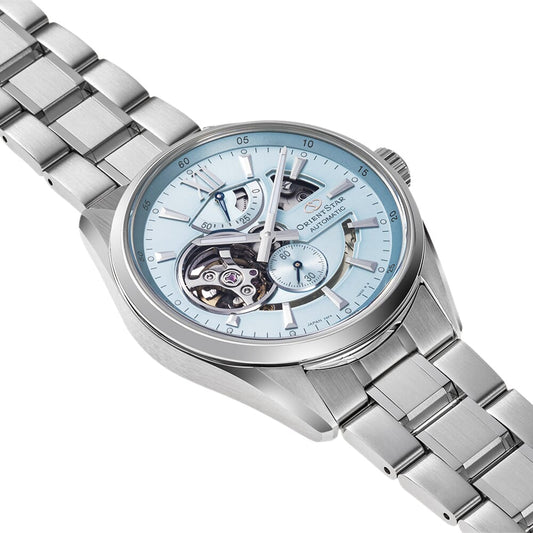Orient Star RE-AV0127L00B Contemporary Modern Skeleton Limited Edition Automatic Sky Blue Dial Men's Watch