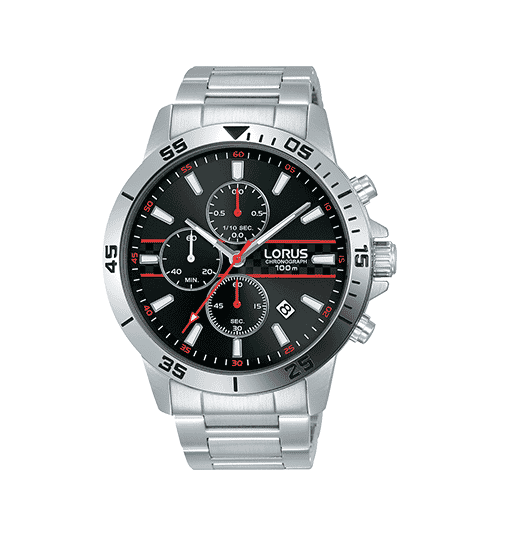 ساعة لوروس سبورت كرونوغراف للرجال من الستانلس ستيل RM307FX9