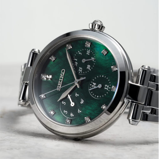 SEIKO SKY063P1 كرونوغراف كوارتز أنالوج ستانلس ستيل