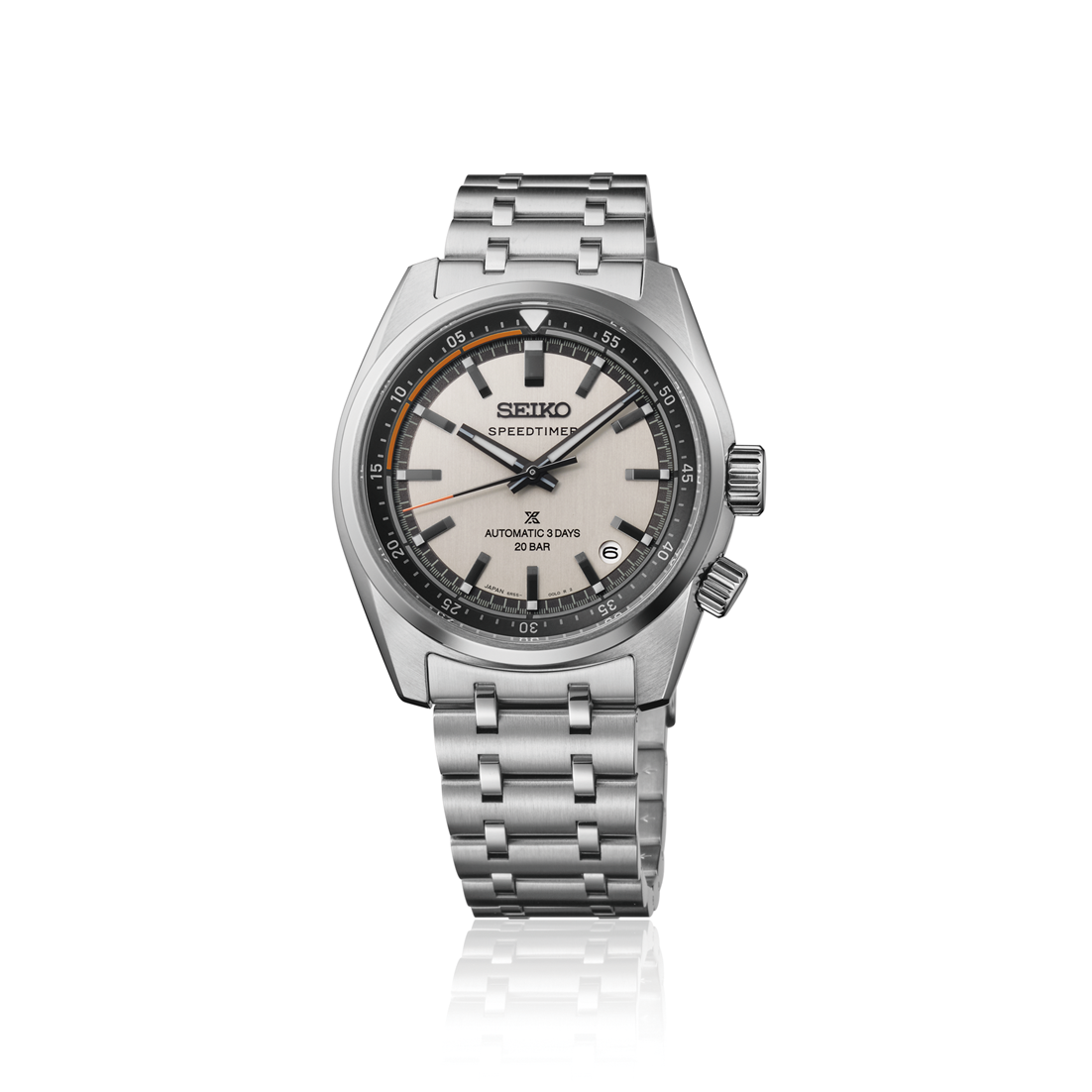 Seiko Prospex Speedtimer Beige Dial Stainless Steel watch for men SPB513J