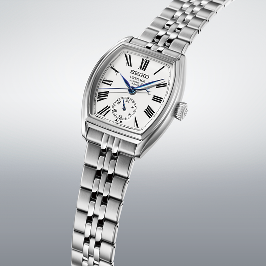 Seiko Presage White Dial Classic Series "Craftsmanship" Enamel Dial for Men SPB537J