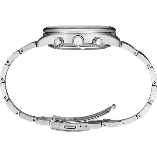 Seiko Dress Chronograph Men's Watch SSB425P1, Silver