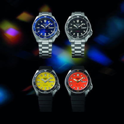 Seiko 5 Sports Blue Dial Stainless Steel Watch For Men SRPL83K1
