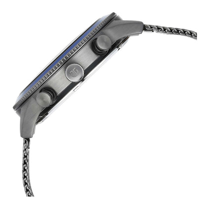 ساعة تيتان بولت أنثراسايت بمينا شبكي من الستانلس ستيل 1814KM01