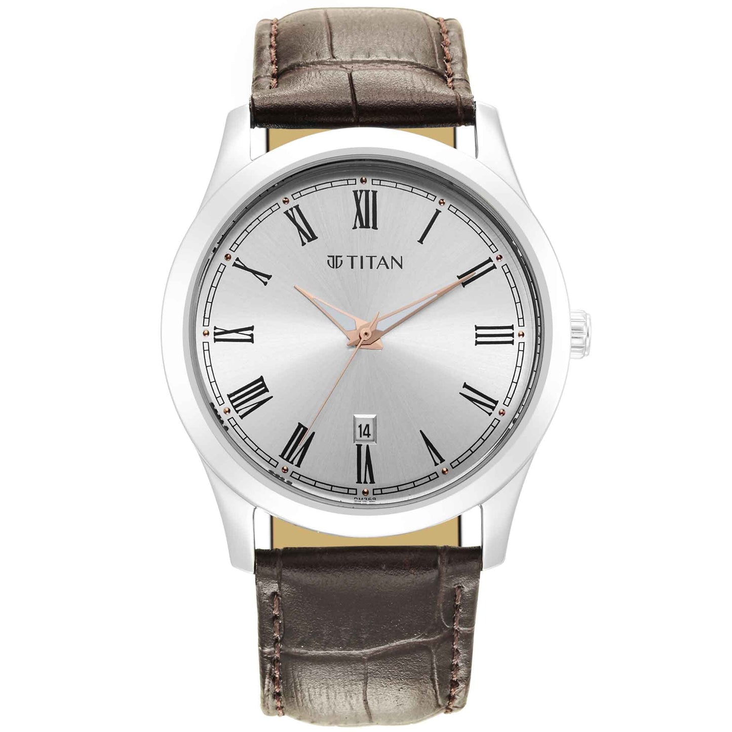 Titan Trendsetters بمينا أبيض فضي، سوار