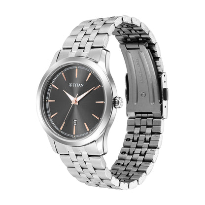 TITAN Trendsetters مينا أنثراسيت، سوار