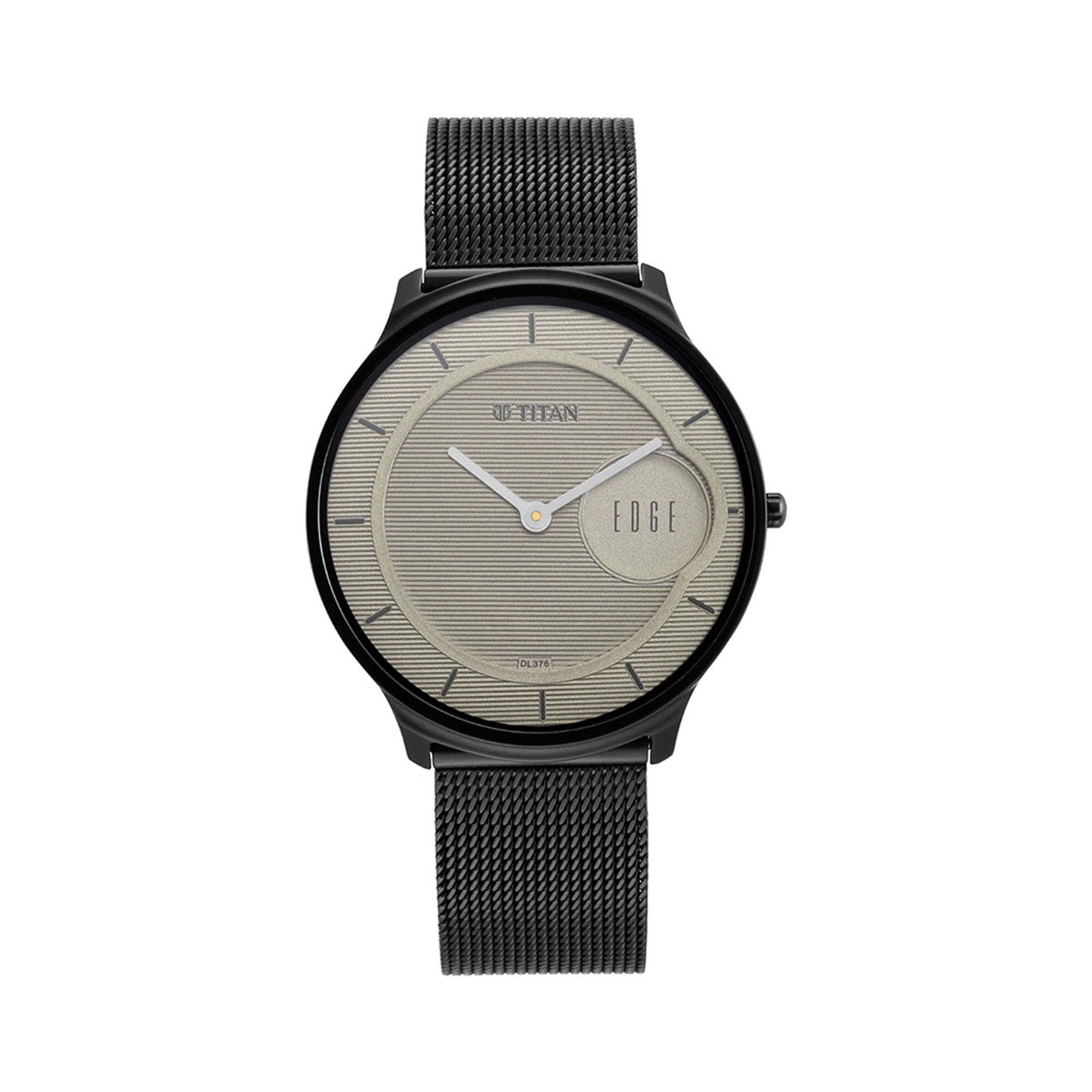 Titan Edge Baseline Analog Beige Dial Men's Watch-1843NM01, Beige