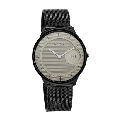 Titan Edge Baseline Analog Beige Dial Men's Watch-1843NM01, Beige