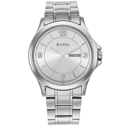 Titan Mens Trendsetters مينا بلون الشمبانيا الفاتح