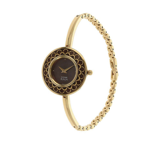 Titan Raga Black Dial Analog Watch for Women 2530YM01