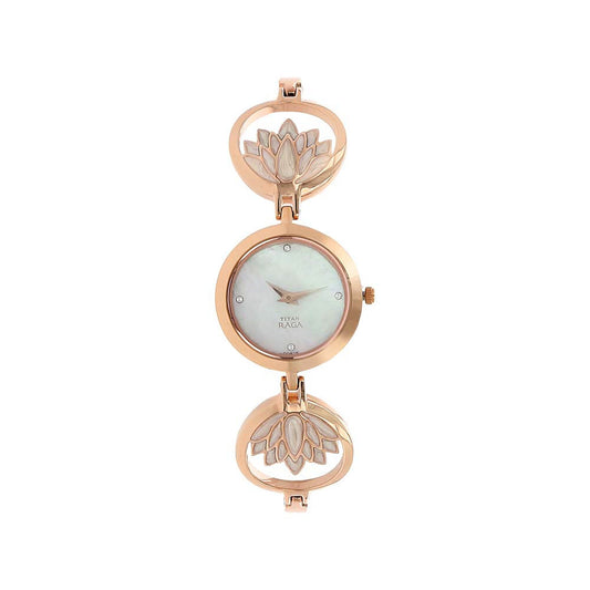 Titan Raga Mother of Pearl Dial Analog Watch for Women 2540WM01