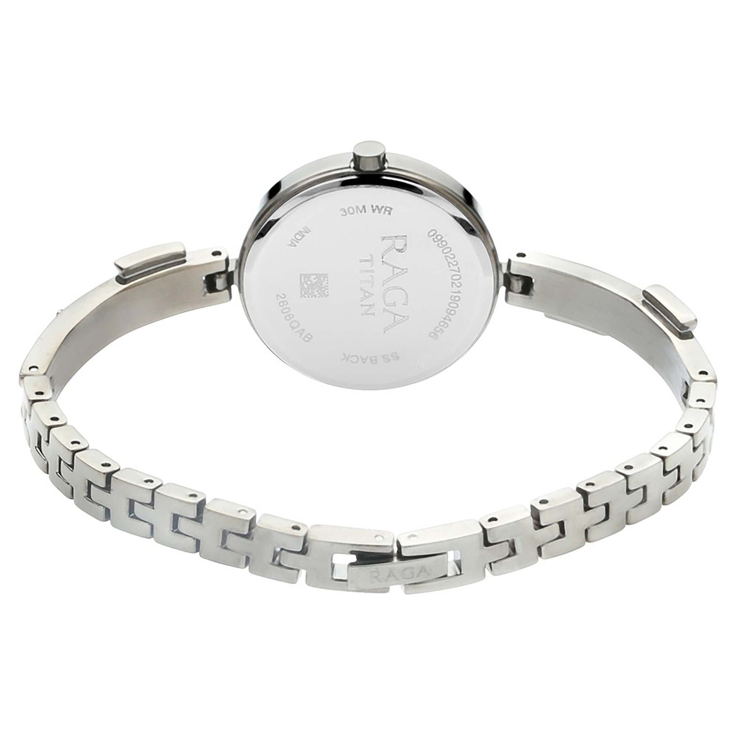 Titan Raga Viva Mother of Pearl Dial Metal Strap Watch 2606SM03