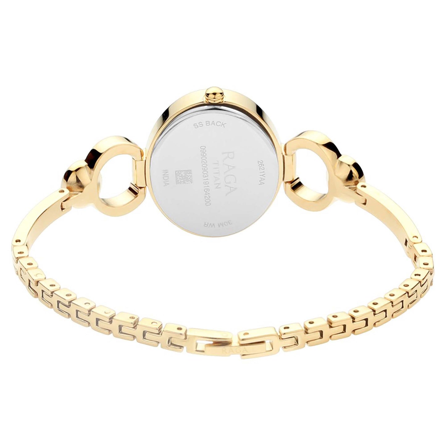 Titan Viva Analog Champagne Dial Women's Watch-2621YM01