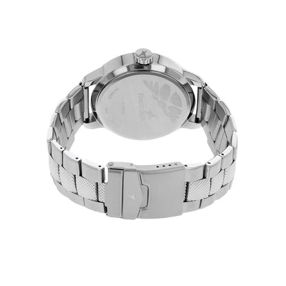 ساعة فاستراك رجالي بعقارب، مينا رمادية - 3159SM01