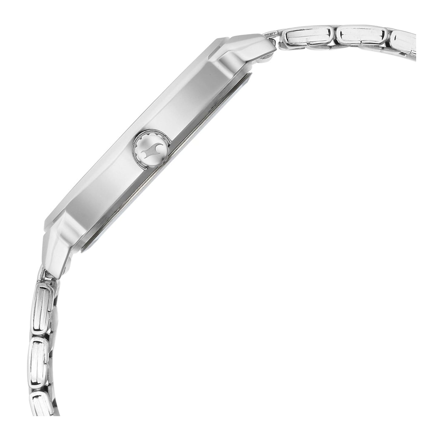 ساعة يد للرجال Fastrack Stunners، بمينا فضي وسوار معدني