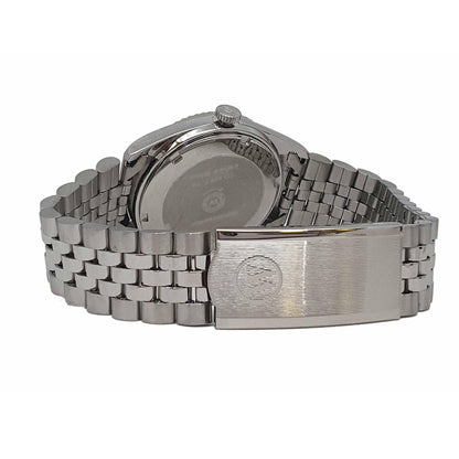 Westend Watch 25 Jewels ساعة رجالية ميناء أسود فضية 5027_10_0207R