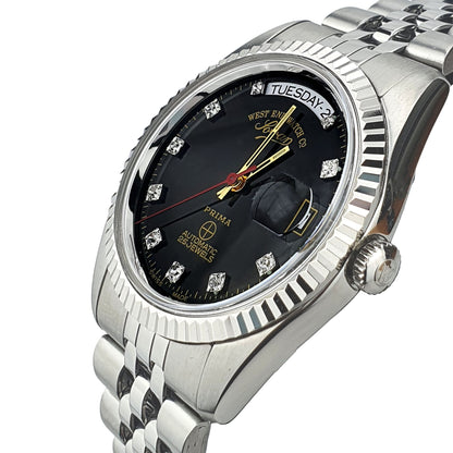 Westend Watch 25 Jewels  Black Dial Silver watch for men 5027_10_2900R