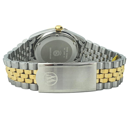 ساعة ويست إند 25 جوهرة بمينا ذهبي ولونين للرجال 5027_20_2708R