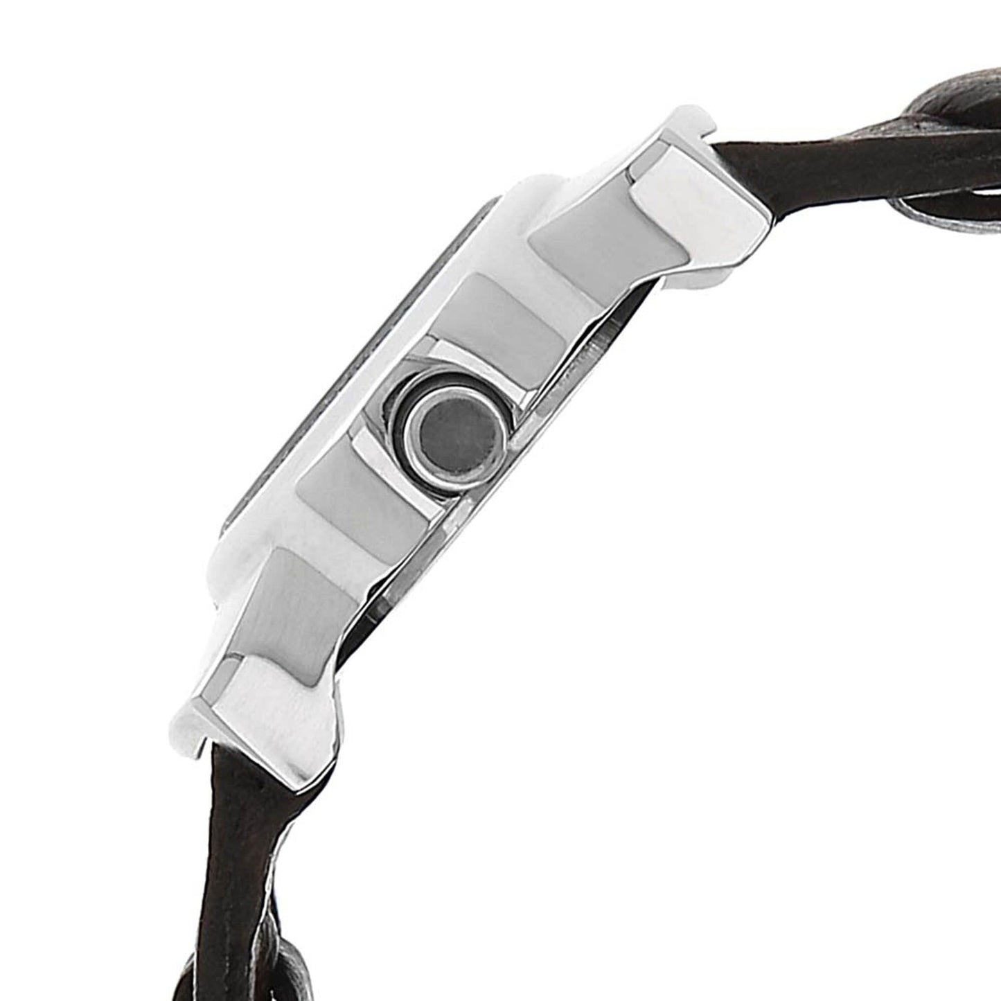 ساعة فاستراك نسائية بيضاء بعقارب طراز NK6004SL01