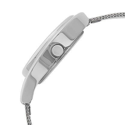 ساعة فاستراك بعقارب، مينا سوداء، للنساء 6090SM01