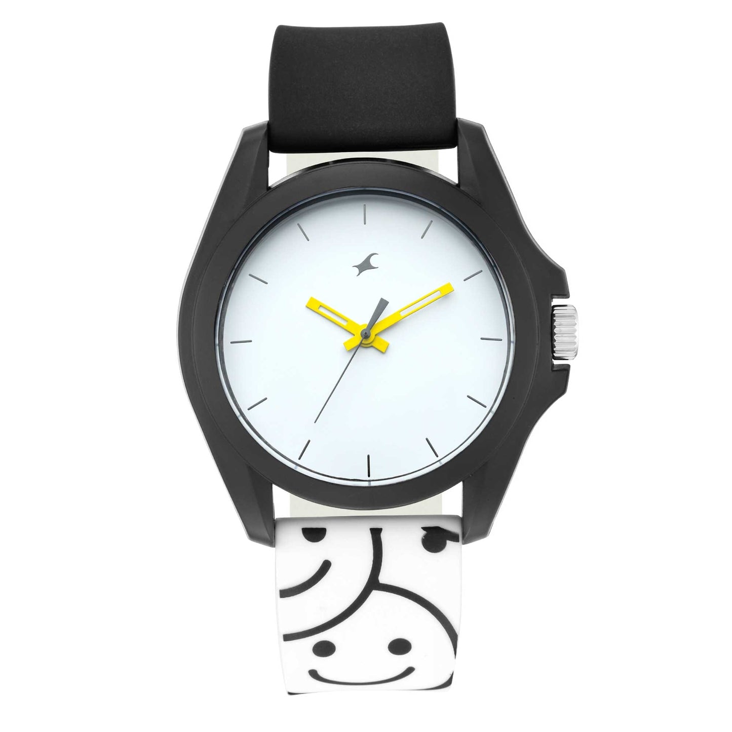 Hashtag - White Dial Silicone Strap Watch