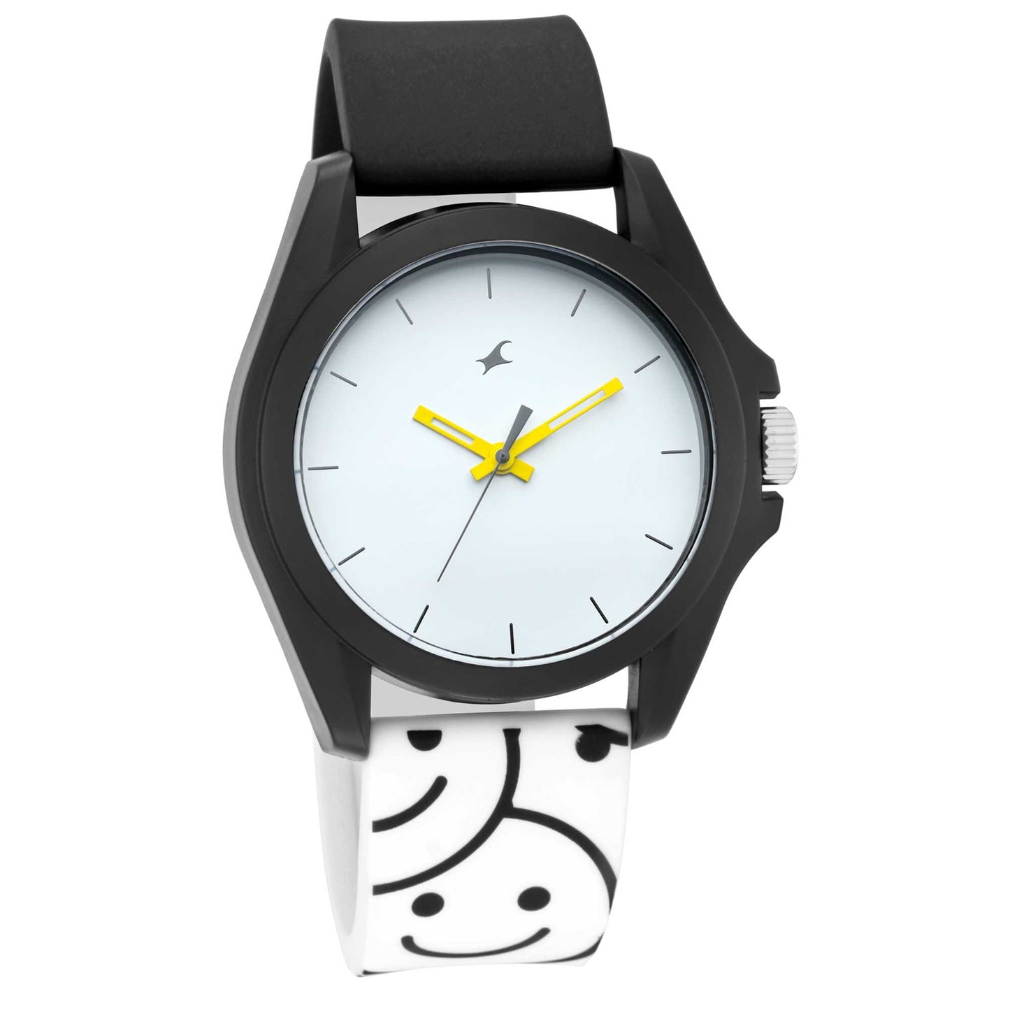 Hashtag - White Dial Silicone Strap Watch