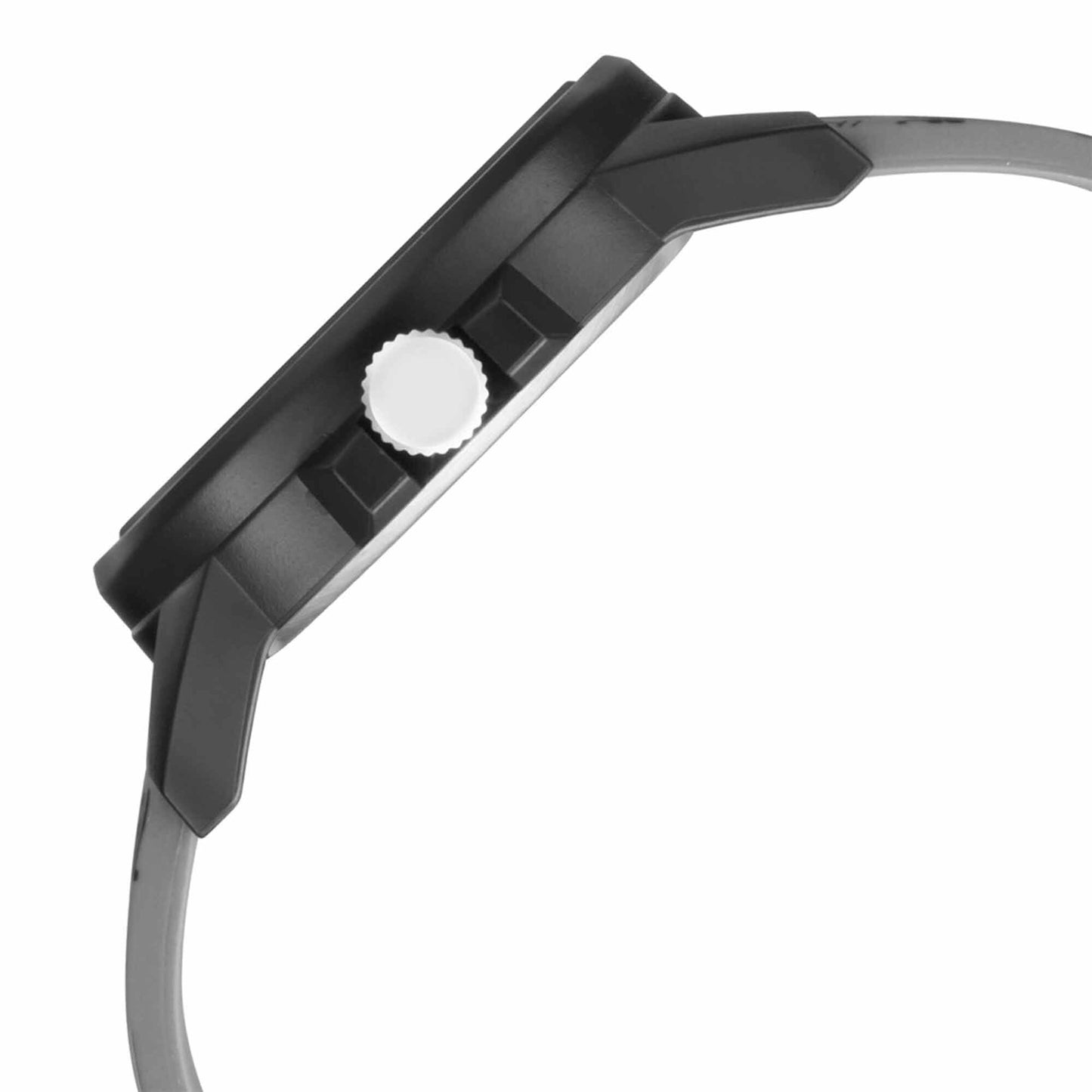 Hashtag - White Dial Silicone Strap Watch