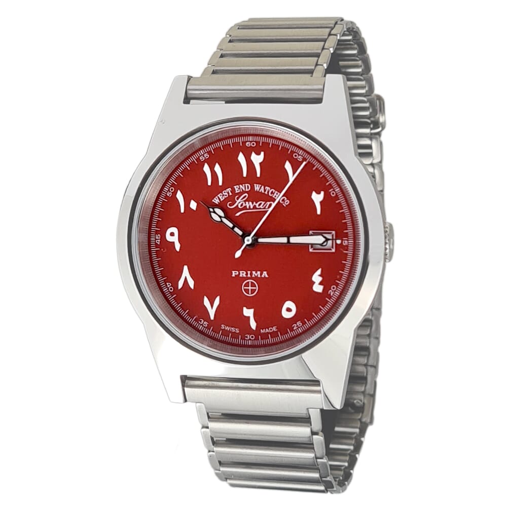 ساعة يد رجالية من الستانلس ستيل ماركة ويست إند ووتش (West End Watch Co) بمينا عربي موديل 6841_10_3375W