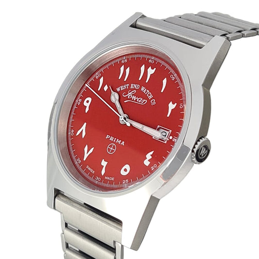 ساعة يد رجالية من الستانلس ستيل ماركة ويست إند ووتش (West End Watch Co) بمينا عربي موديل 6841_10_3375W