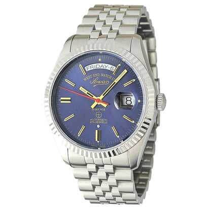 West End Watch Co Blue Dial Stainless Steel Watch For Men 6868_10_3226R 41 mm