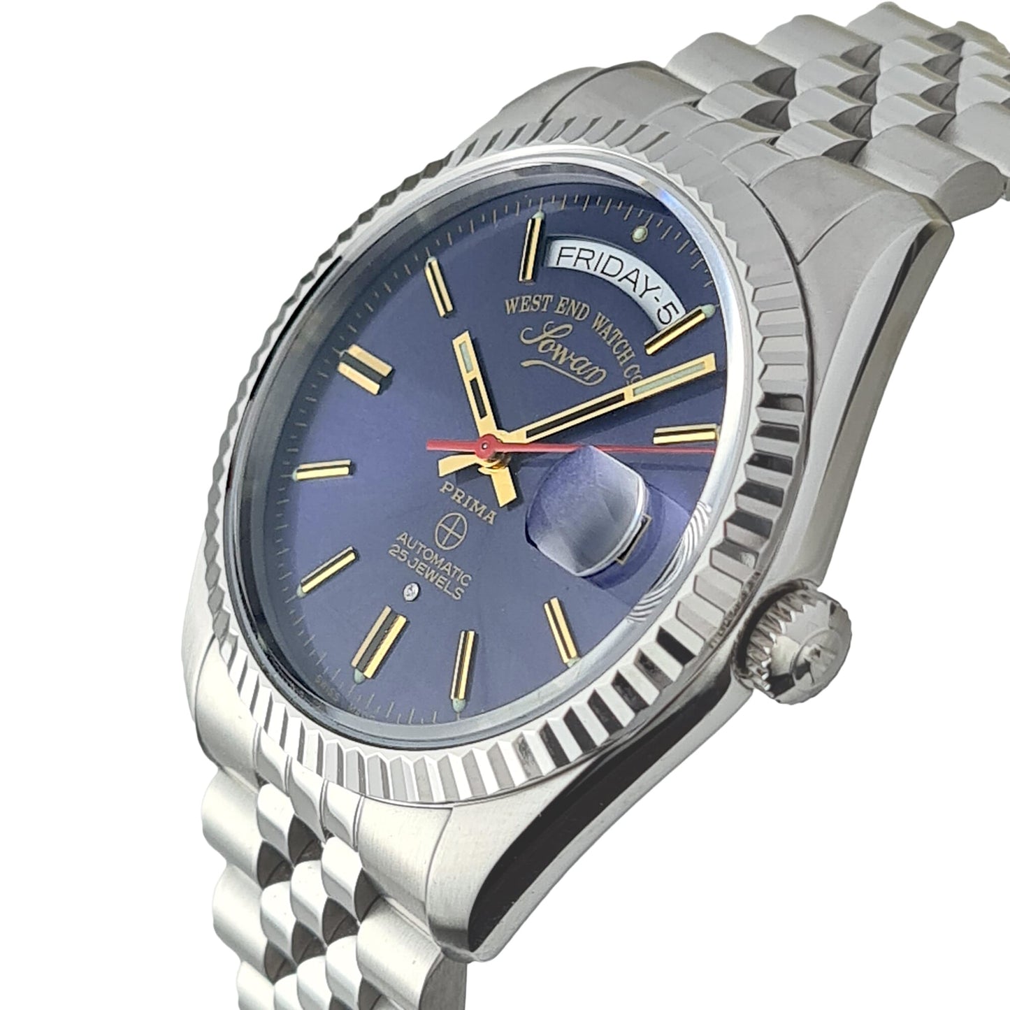 West End Watch Co Blue Dial Stainless Steel Watch For Men 6868_10_3226R 41 mm
