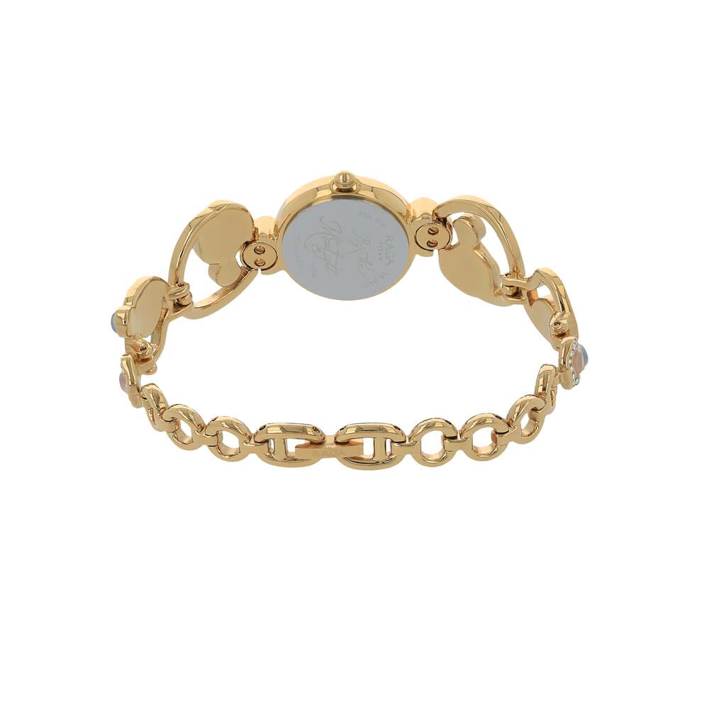 ساعة تيتان أنالوج للسيدات بمينا أم اللؤلؤ 95031YM03