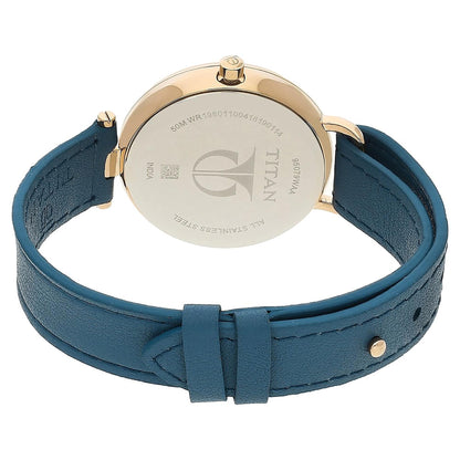Titan Whimsy Rose Gold Dial Multifunction Watch for Women
