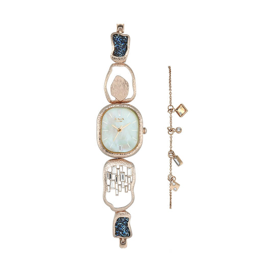 Titan Frost by Raga I Am Mother of Pearl Dial Analog Watch for Women 95098WM02