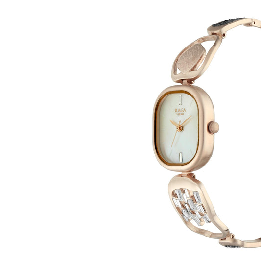 Titan Frost by Raga I Am Mother of Pearl Dial Analog Watch for Women 95098WM02