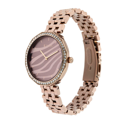 Titan Animalia Multicoloured Dial Quartz Analog Stainless Steel Strap Watch for Women 95132QM01