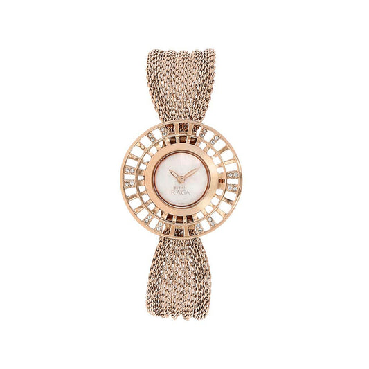 Titan Raga World Cities Mother Of Pearl Dial Analog Watch for Women 9931WM01