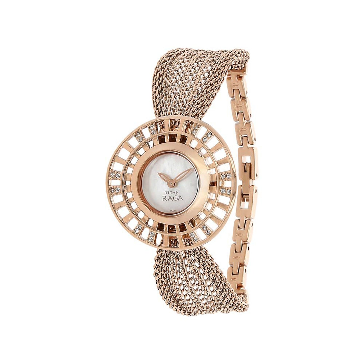 Titan Raga World Cities Mother Of Pearl Dial Analog Watch for Women 9931WM01