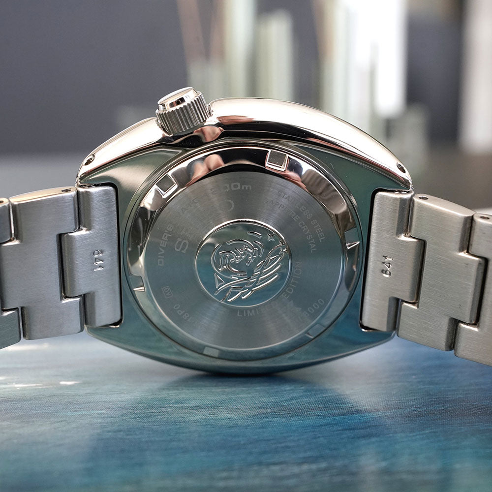Seiko Prospex  Dial design inspired by the "PADI" logo HBB002K1