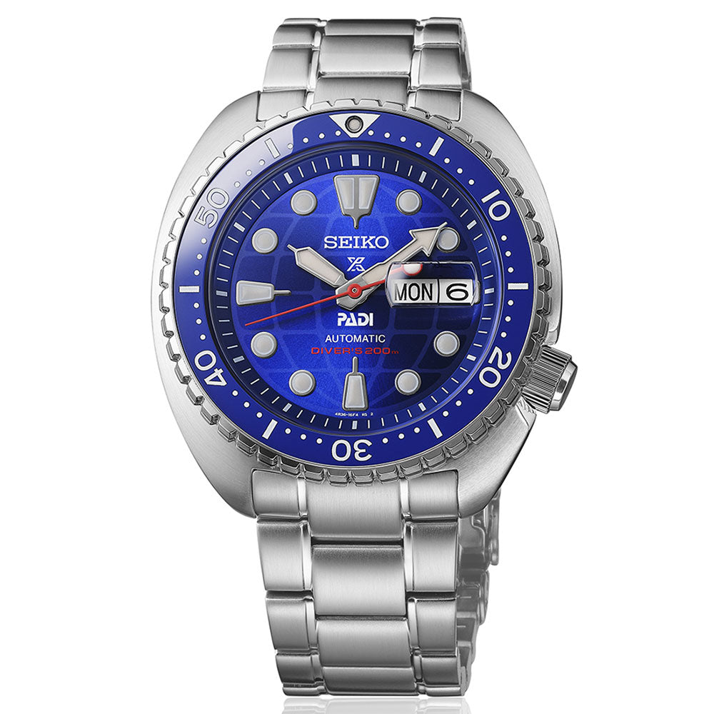 Seiko Prospex  Dial design inspired by the "PADI" logo HBB002K1