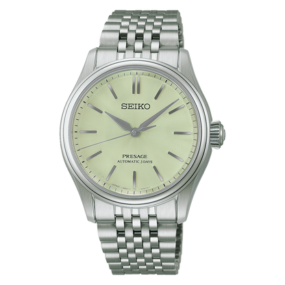 Seiko Presage Classic Series rich green textile-textured dial  HCC002J1