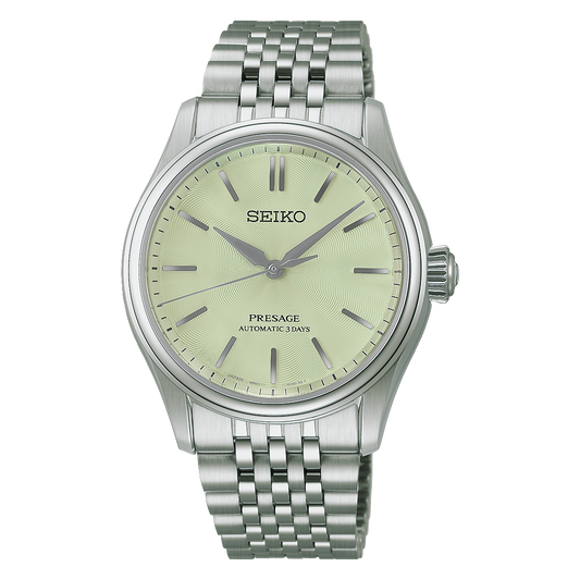 Seiko Presage Classic Series rich green textile-textured dial  HCC002J1
